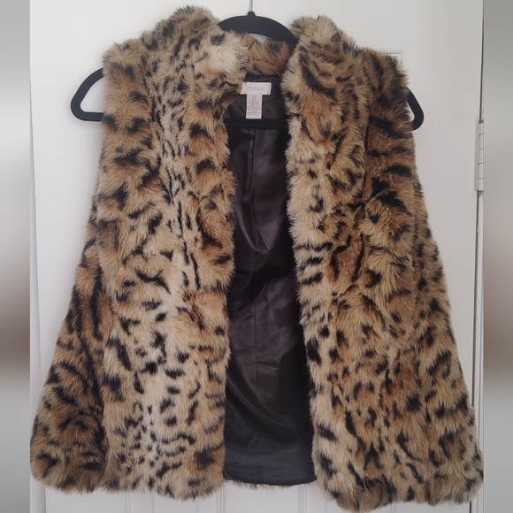 Chico's Fearless Cheetah Fatema Vest 0 - Picture 2 of 6